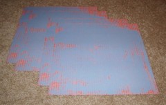 Daisy D’s Vintage Single Sided Scrapbook Paper(4) ~ Letterpress Wash/Huckleberry