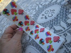 Sandylion Mushroom Stickers Fuzzy Flocked Vintage Psychedelic Groovy Hippy boho