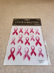 The Paper Studio/Stick-a-bilities~Pink Ribbons/Breast Cancer Awareness Stickers