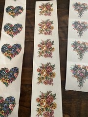 Lot Of PSX Designs Floral & Heart Stickers NEW! Archival Valentines