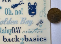 THE SKY IS THE LIMIT Rub-On Transfers(4”x8-1/2”)Talent •Handsome•Boy•Card Making
