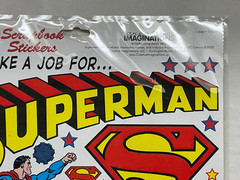 DC Comics Classic Superman Scrapbook Stickers 1 Sheet New Sealed NIP