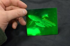 VTG Polaroid 3-D 90’s Holograms Prototypes STAR TREK Enterprise NCC-1701 3×3.5″