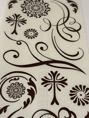 Creative Memories Scrapbook Stickers 2010 Flower Floral Leaves Flourish Swirl