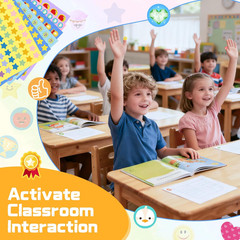 6600PCS Reward Stickers for Kids, Incentive Mini Stickers for Teachers Classroom