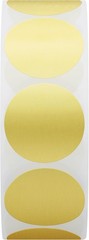 High-Quality 1000 Gold Foil Labels – Self-Adhesive Round Stickers for All Needs