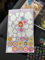 Vtg Sticker Lot Littlest Pet Shop/ Handprints/Butterfly/ Frogs