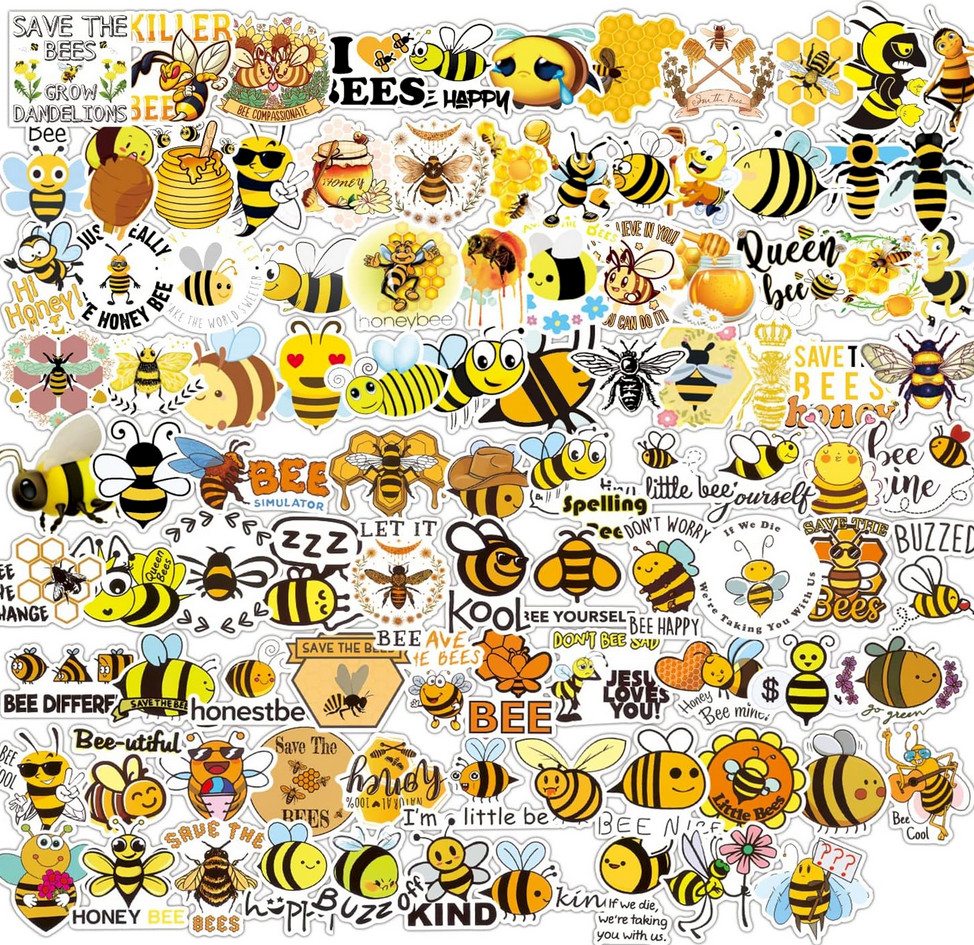 LOT OF 10 random PCS FLOWERS or BEES garden pretty spring summer nature cottage