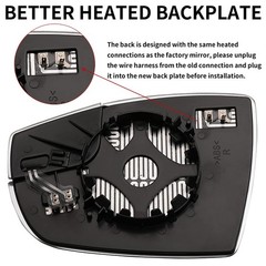Passenger Side Mirror Replacement for 2012 2013 2014 2015 2016 2017 2018 Ford…