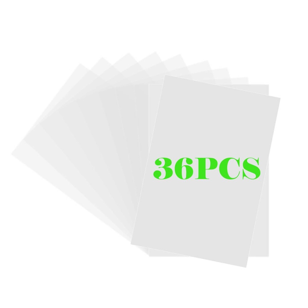 Shrink Plastic Sheets,36Pack Shrink Film Sheets Sanded Shrink Paper Sheets,Sh…