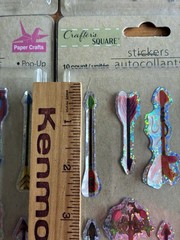 Lot of 6 Packs Crafter’s Square Pop Up Stickers Leaves & Arrows Scrapbooking 3D