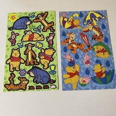 Vintage Sandylion Disney Winnie The Pooh Tigger Eeyore Piglet Stickers Set