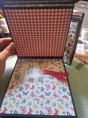 Handmade Scrapbook with Flowers, family & home Theme