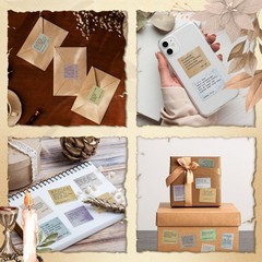 240PCS Retro Bible Verse Stickers Inspirational Scripture Journaling Scrapbook