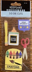 Sandylion Essentials Backpacks School Supplies Scissors Crayons Glue Stickers
