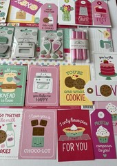 VERY RARE- BAKE ME HAPPY MADE WITH LOVE ICON PAPER DOODLE-POPS STICKER DOODLEBUG