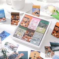 12 Sets 600 Sheets Washi Stickers for Journaling, Daily Quote Flower Chic Style