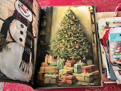 #23 NEW – VINTAGE JUNK JOURNAL 3D CHRISTMAS 60 pcs 3D KIT with Candy Cane Pen