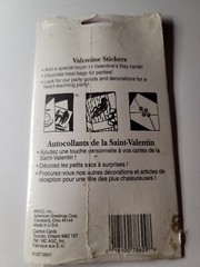 Forget Me Not American Greetings Valentine Stickers Teddy Bear Heart AGC NIP VTG