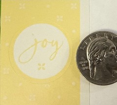 JOY FLOWER Stickers(9pc) Hallmark•Dream•Daisies•Garden •Poise•Blooms•Card Making