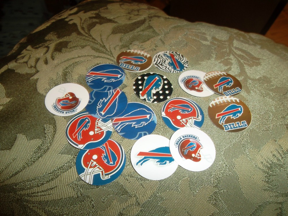 Pre Cut One Inch BUFFALO BILLS Images! Free Shipping