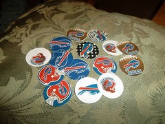 Pre Cut One Inch BUFFALO BILLS Images! Free Shipping