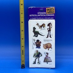 Vintage 1995 Disney toy story 1 Sticker Pack Of 4 Sheets Party Express