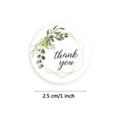 Thank You Stickers 500pcs/roll Small Business Bakery Candy Dessert