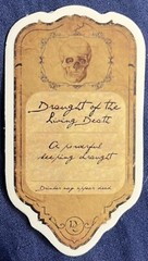 Retro Witchy Halloween Apothecary Bottle Potion Labels (5 Sticker) B