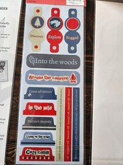 Colorbok Stickers LOT ~ Lodge Elements, Hiking Boots, Leaves Outdoors NEW #5