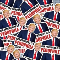 Trump Epstein Pedo Political Protest Stickers FDT Trump Sucks Sticker Pack