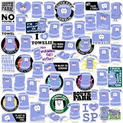 SOUTH PARK TOWELIE DIE CUT VINYL 50 CT STICKER PACK
