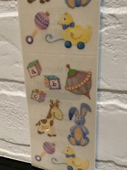 FRANCES MEYER Baby Toys Stickers NEW 2 Sheets MADE IN USA