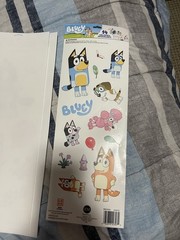 RoomMates Bluey Wall Decals Sticker Sheet Multicolor RMK5459SS – I have 6 sheets
