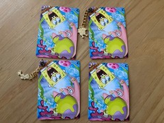 Spongebob Handcrafted Altered Playing Cards Junk Journal Scrapbooking
