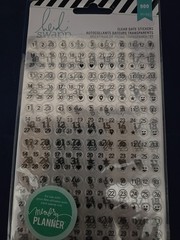 Words & Letters, Numbers Scrapbooking Stickers Lot Of 9