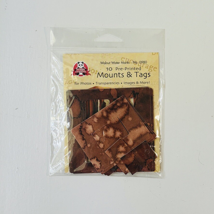 Design Originals Pre-Printed Mounts & Tags