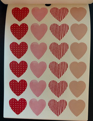 RECOLLECTIONS VALENTINE’S DAY STICKER BOOK 341 PC STICKERS 12 SHEETS ROMANCE