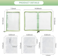Sticker Organizer Binder Storage Book A5 Reusable Sticker Book Collecting Holder