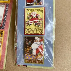 Mary Engelbreit Dimensional Stickers Lot of 2 Christmas & Hope Peace Joy