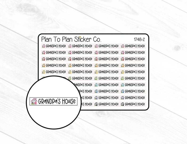 1748-2~~Grandpa’s House Planner Stickers.