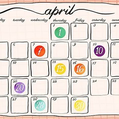 15 Sheets Colorful Planner Date Stickers Calendar Numbers Rainbow Journals