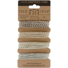 Hemptique – Hemp Cord 10lb 168′ – Metallic Vintage, HC10MVI