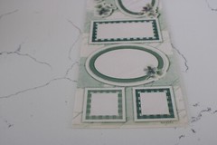 Die Cuts With A View Sharon Ann Collection Journaling Frames Green Garden Crafts