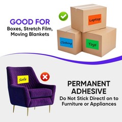 5×3 Inch Large Moving Labels for Boxes, 240 PCS Blank Moving Box Labels Stick…