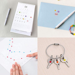 3/4″ Small Circle Price Dot Stickers, 1960 Pcs 0.75 Inch round Coding Dot Labels
