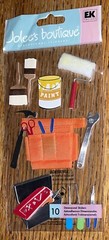 RARE Jolees Construction Hammer Painting Paint brush Screwdriver Wrench Handyman