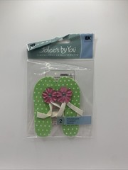 Jolee’s Boutique Dimensional Scrapbooking Stickers Flip Flops NEW