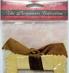 Clearance 1 Frame Sticker Roman Shade Tan 3-1/2 x 5 Inches EK Success NIP