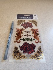 Sticker~Elegant Flourishes~Shiny Stickers